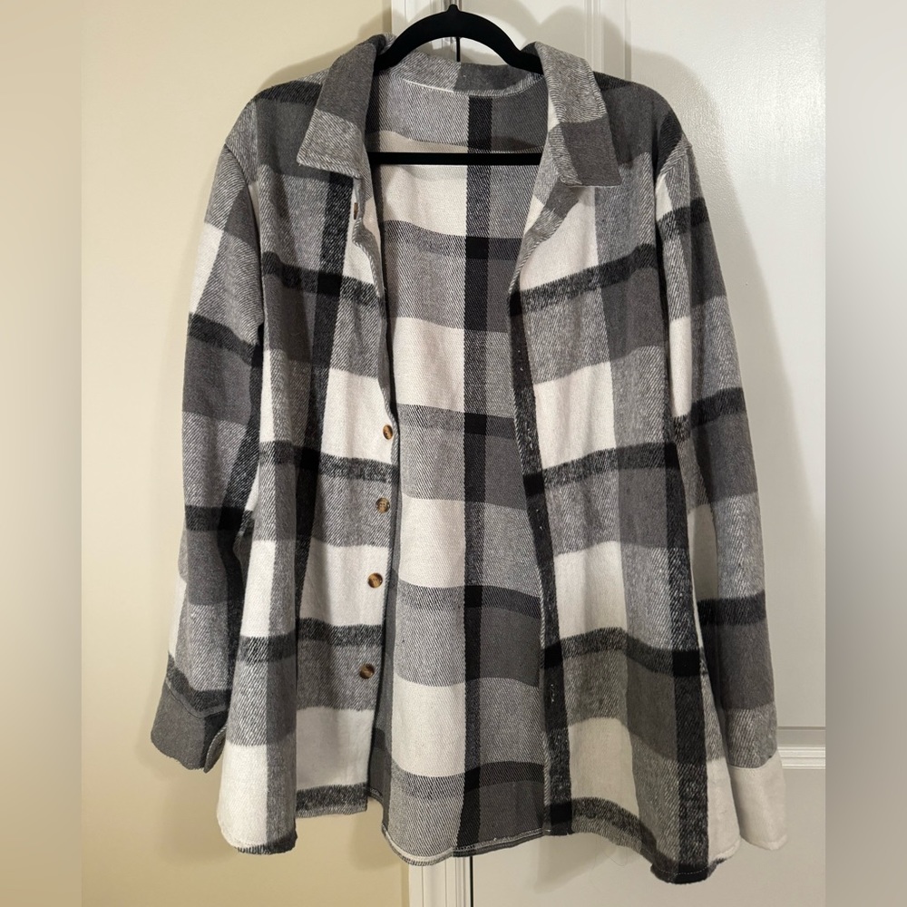 Flannel Shacket - Picture 2 of 2